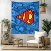 Superman Wall Decor Tapestry Art For Pet Memorial Birthdaywedding Party Backdrop Family Gift