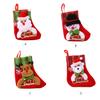 Cartoon Christmas Bags Wrapping Packaging Storage Hanger Socks Letters Sign Goodie Bag Hanging Pendent Candy Snacks New Year