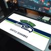 Подушка с принтом Seattle Seahawks Нескользящий Большой Коврик для Мыши/Ноутбука/Планшета XXL Коврик Игровой Коврик для Мини-ПК С заблокированным краем