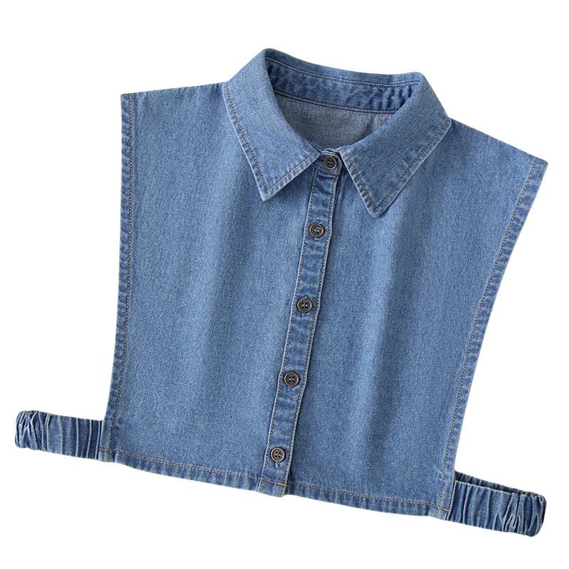 M - XXL Fake Collar Women Detachable Collars Lapel Shirt White False Collar Half Shirt Female Women Accessories Neck Decor