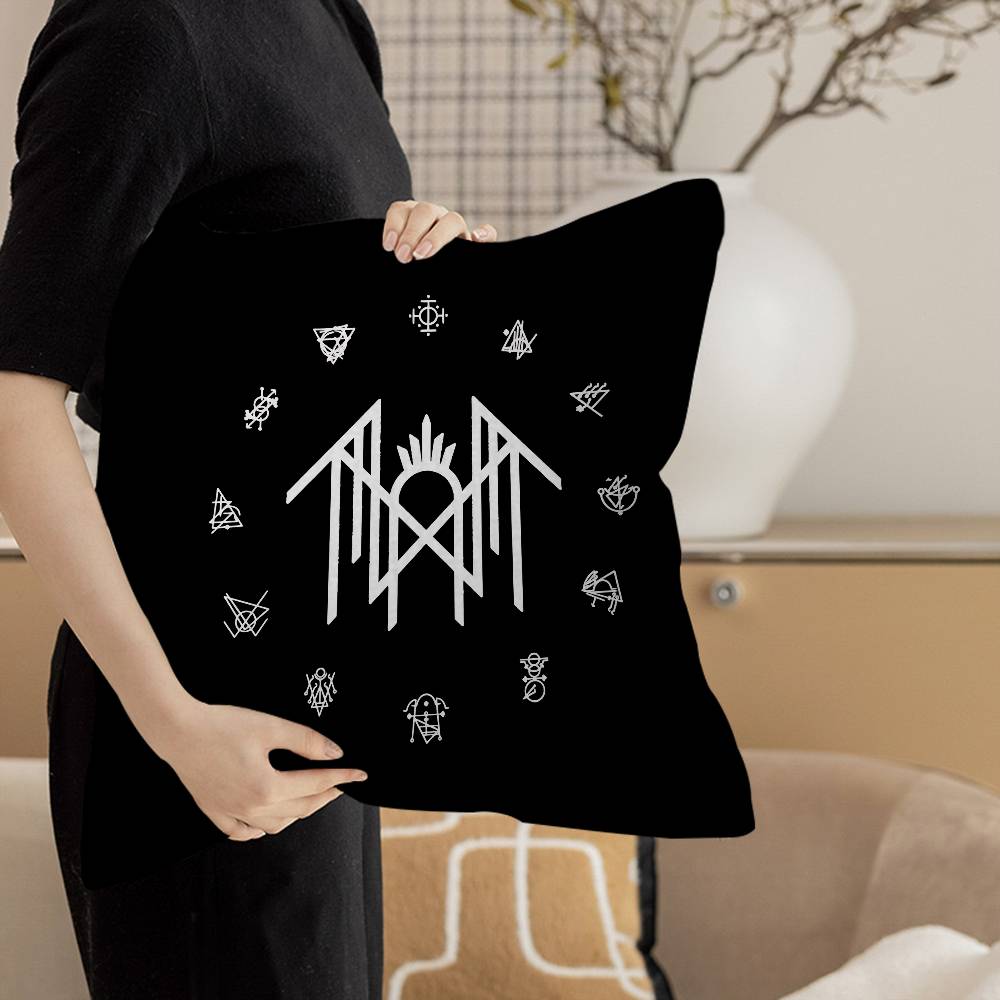 Popular Band S-Sleep T-Token Cushion Cover Car Throw Pillow Case For Sofa Car Christmas Gift 40X40Cm 45X45Cm