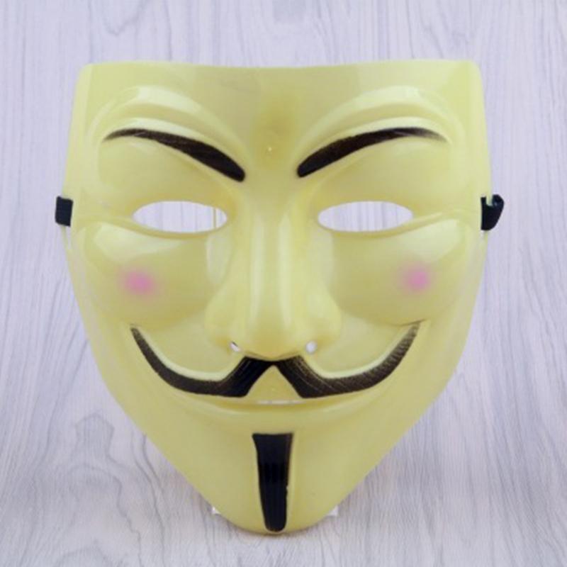 Маска V For Vendetta на Хэллоуин, страшные принадлежности для вечеринок, аксессуары для косплея