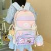 Cute School Schoolbag for Primary School Students Female Junior High School Girls High School Student Backpack Lightweight Cartoon Backpack Backpack