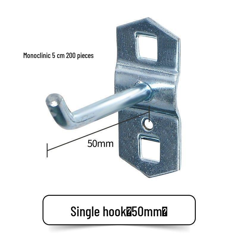 Стеллаж для инструментов с квадратными отверстиями и крючками для отверток и магнитной полосой