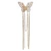 Pearl Tassel Butterfly Hair Claw Vintage Long Pendant Hair Headwear Claw Clip