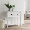 VidaXL Console Table BODO White 90x34.5x73 Cm Solid Pine Wood 355071