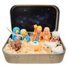 Portable Mini Christmas Nativity Ornament PVC Craft For Office Shelf Or Travel Decoration Bethlehem Scene