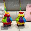 Игрушка-ходунки для малышей, 2 шт., Утолщенные, Регулируемая ручка, Случайный цвет, Большой осьминог