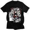 One Piece Косплей Луффи Аниме Футболка Рубашка Нижнее белье Костюмы Хлопок Черный