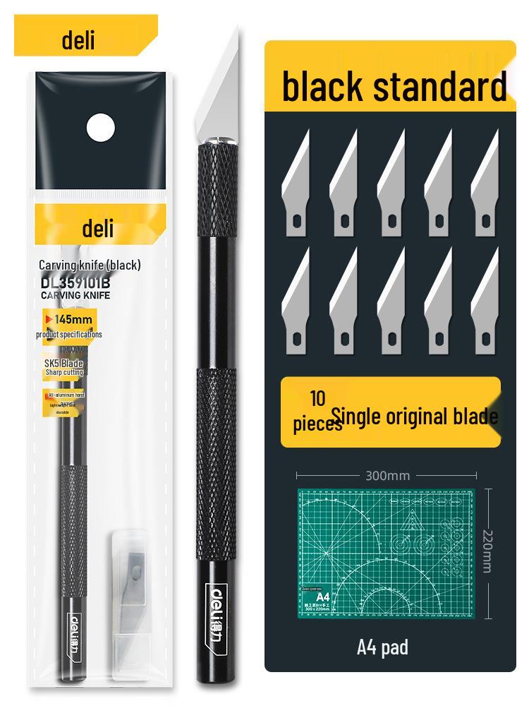 Набор ножей для рукоделия и гравировки Deli Handmade для работы с бумагой, резиновыми штампами и резьбой по дереву.