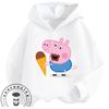 Autumn Winter Casual Youth Hoodie Cute Kawaii Cartoon Graphic Hooded Kids Tops Peppa Pig Boys Girls 3 14