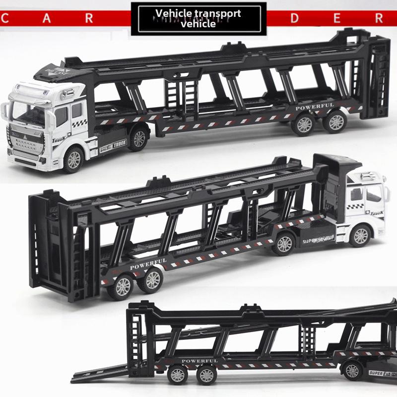 Трансграничный сплав большой инженерный транспортный грузовик тягач модель игрушка для мальчиков с английской упаковкой