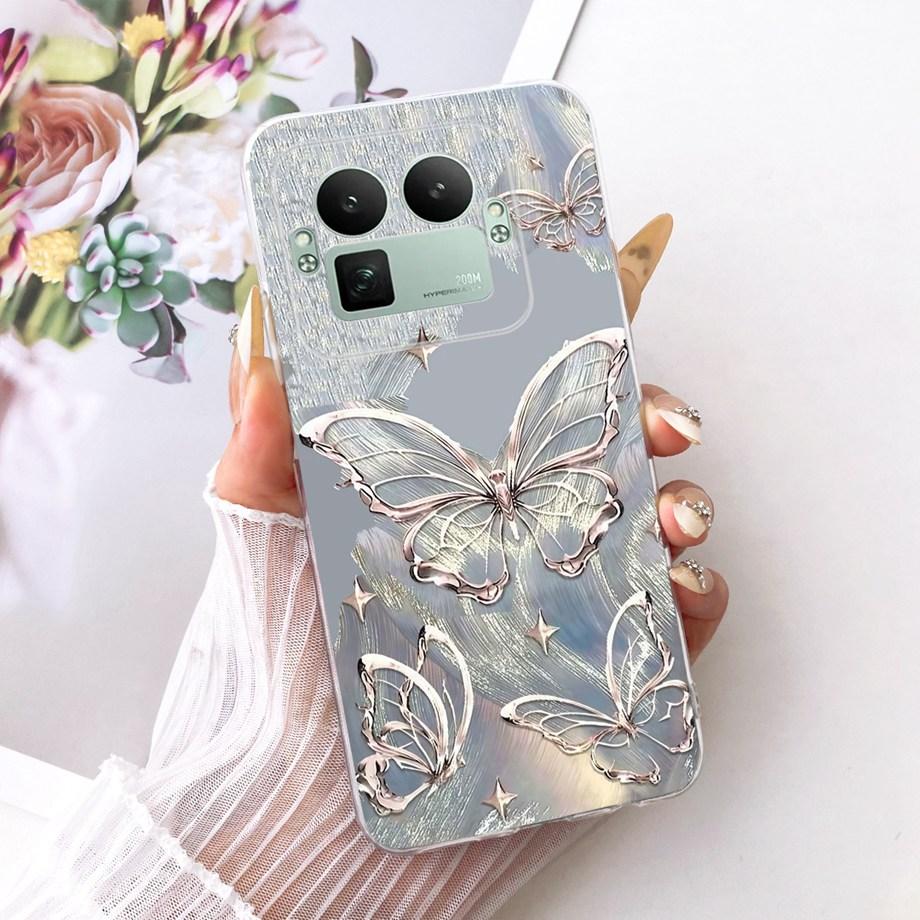 For Realme GT 8 Pro RMX5210 Phone Case On Realme GT8 Soft Clear Silicone Back Cover Butterfly Dragon New Fashion Shockproof Capa