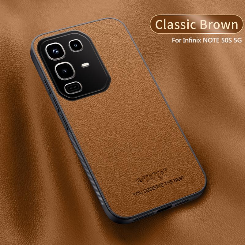 Luxury Business Leather Soft Frame Magnetic Cover For Infinix Note 50S Note50S 5G Phone Cases Capa