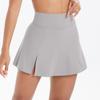 Новая европейская и американская юбка для йоги с высокой талией, дышащая мини-юбка для бега, фитнеса, тенниса, спортивная юбка с защитой от просвечивания