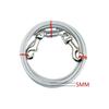 3m/10m Heavy Duty Tie Out Cable Leash with Metal Durable Steel Glue Coating Wire Traction Rope for Dogs Outdoor Cable Steel