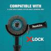 Makita D-72665 Дисковая щетка X-Lock 4-1/2 дюйма из гофрированной проволоки из углеродистой стали