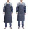 Waterproof Cooking Aprons With Pockets Kitchen Work Clothes Long Denim Aprons  Man/women
