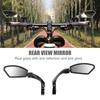 Bicycle Rear View Mirror 360 Rotation Adjustable HD Anti-Shock Glass Lens Cycling Clear Handlebar Left Right Mirrors