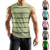 Мужская мода принтованный спортивный повседневный жилет без рукавов