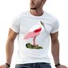 Roseate Spoonbill Tshirt Functional Casual Short Sleeve Tee