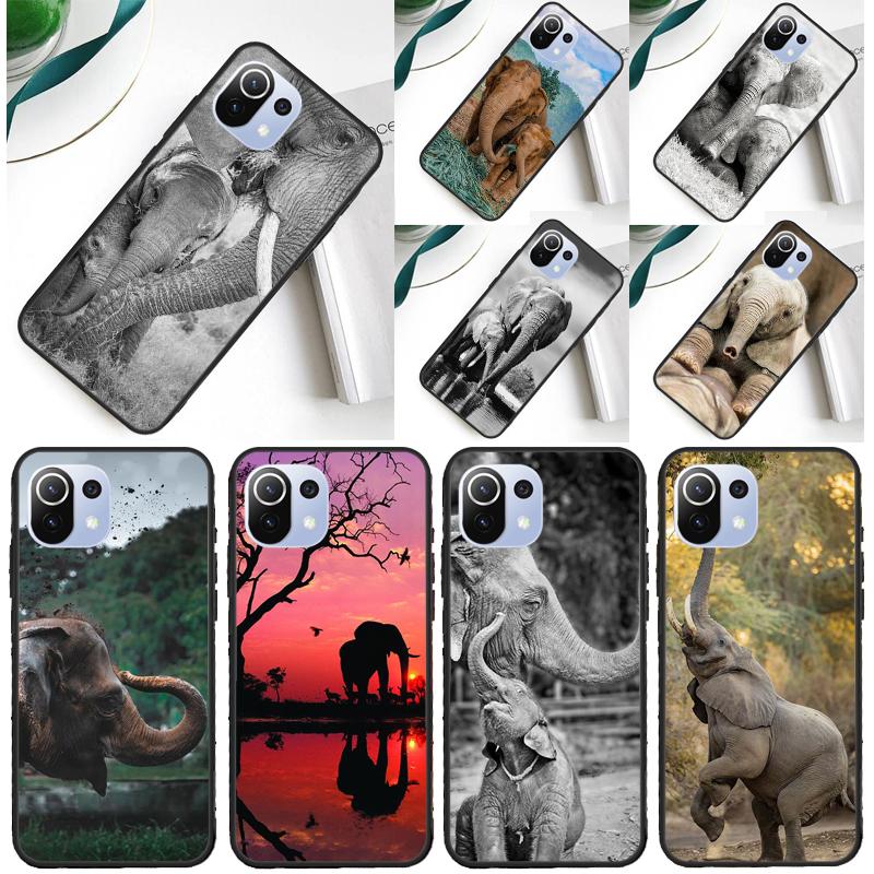 Elephant Animal Cover For Xiaomi 14 Ultra 13 11T 12T 13T 14T Pro POCO X6 X7 Pro X3 X5 F3 F5 F6 M6 Pro Case