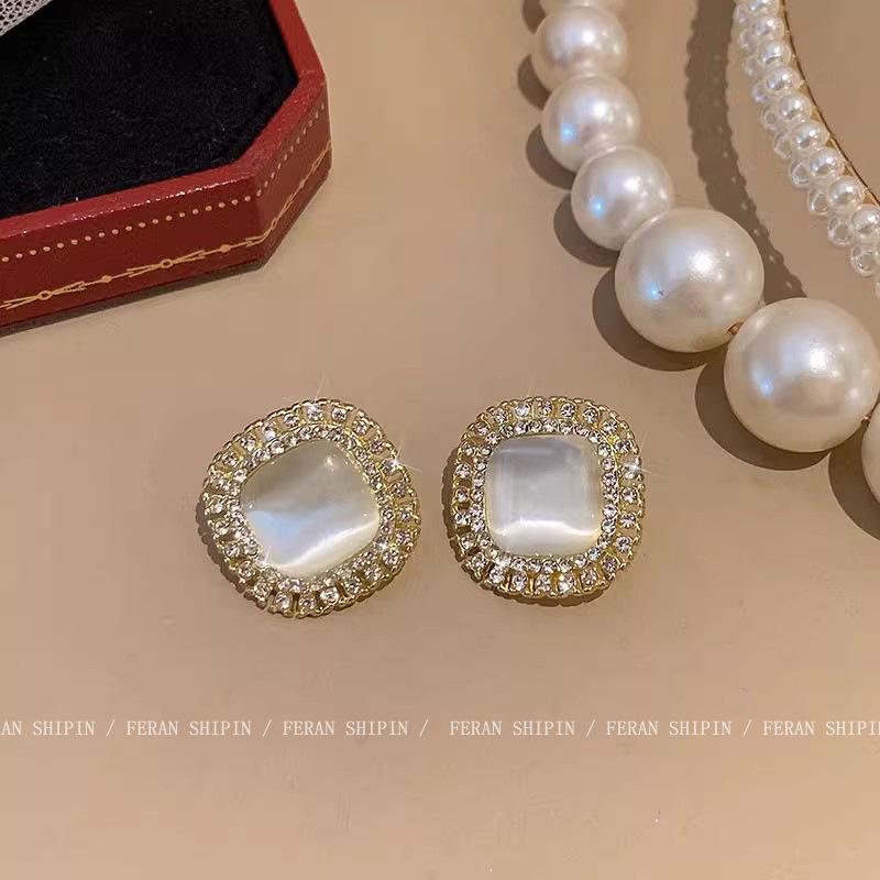 Роскошные клипсы-серьги с весенним жемчугом - Элегантные серьги с бусинами для непроколотых ушей