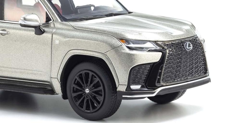 Kyosyo Original Lexus LX 600 F SPORT Titanium Только автомобиль Завершенный продукт 1/43 (Соник Ф/Экспорт LHD)