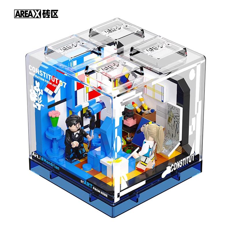 Areax Artist Series Box Building Blocks Animation Collection Fashion Game Assembly Model Removable Decoration Toy Gifts