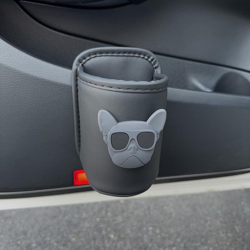 Car Seat & Door Cup Holder: Fixed Backrest Storage & Side-Mounted Drink Holder