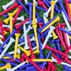 50 штук пластиковых прочных гольф-ти смешанных цветов, 4 доступных размера, аксессуары для гольф-ти