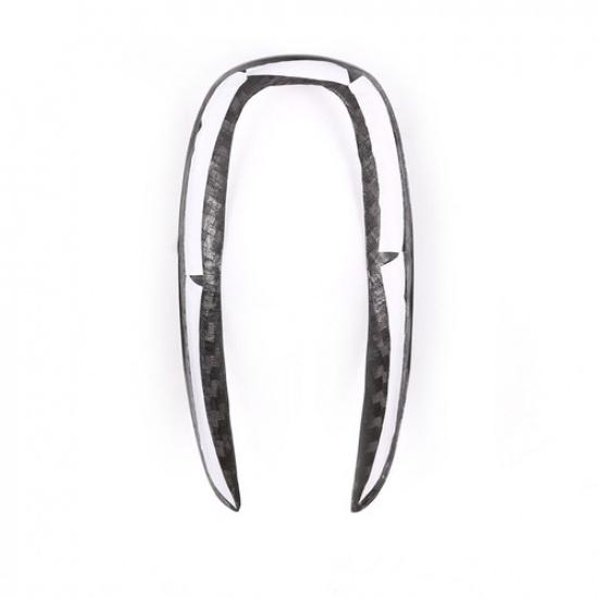 Real Carbon Fiber Gear Shift Head Cover Trim For Alfa Romeo Giulia Stelvio 17-20