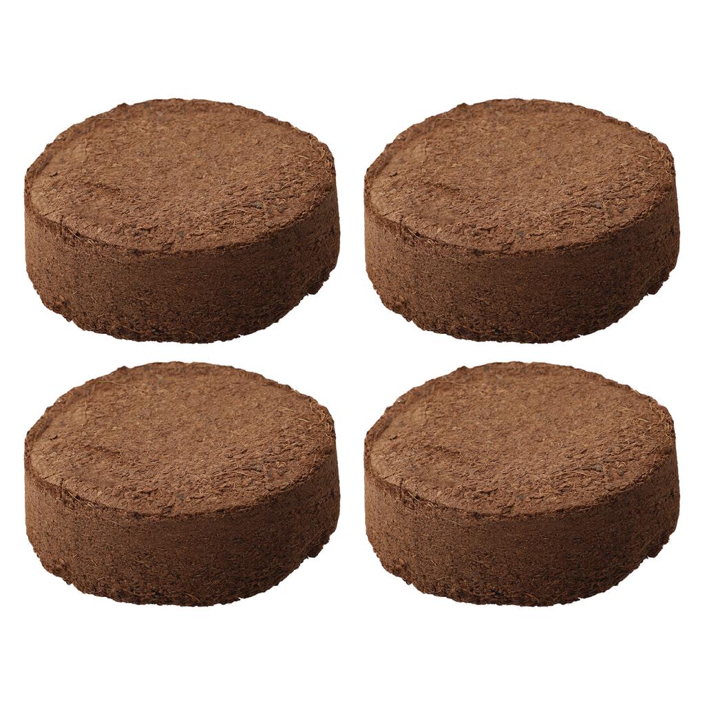 Кокосовый почвобрикет для удержания влаги, 60 мм в диаметре, спрессованный, компактная питательная среда, поддержка прорастания