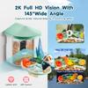 VEVOR Smart Bird Feeder with Camera, 2K HD AI Identify 10,000+ Bird Species