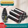 Large Black Handheld Drawstring Trash Bags for Kitchen, Dorm, and Household Use - Thick, Durable, Pull-up Closure