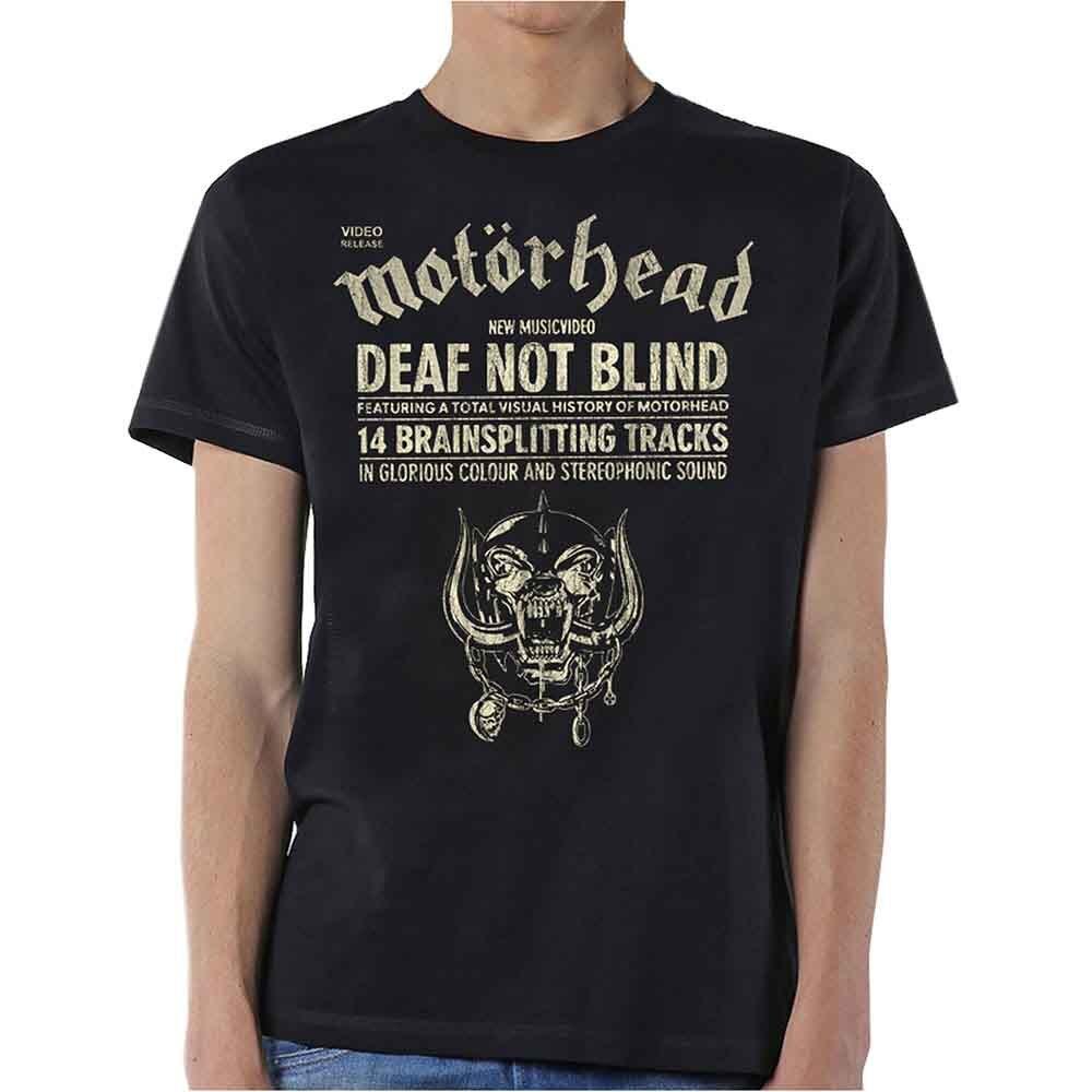 Motorhead Men's Deaf Not Blind T - Shirt, Black, Large (Size:Large)