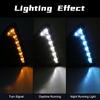 For Ford Focus    LED DRL Daytime Running Lights Dynamic Turn Signal Fog Lamp Auto White Yellow Blue Car Acssories