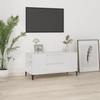 VidaXL TV Stand White 102x44.5x50 Cm Engineered Wood 819604