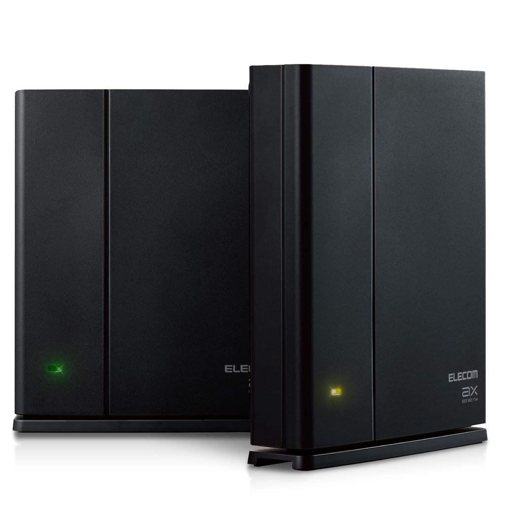 Elecom Mesh WiFi Router Wireless LAN Base Unit Repeater Set WiFi6 11ax IPv6 Compatible Firmware + 1201+574Mbps (IPoE) [2021/01/14 Ver. 1.15 Updated]