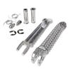 Pair Front Footrest Footpeg Pegs For Yamaha YZF R1 98-14/ R6 99-12 / R6S 03-08