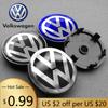 Для VOLKSWAGEN VW 4 шт. 56 мм 60 мм Центральный колпачок ступицы колеса автомобиля Для Volkswagen Golf GTI R-Line R Polo T5 Passat B7 Накладка на диск Эмблема St