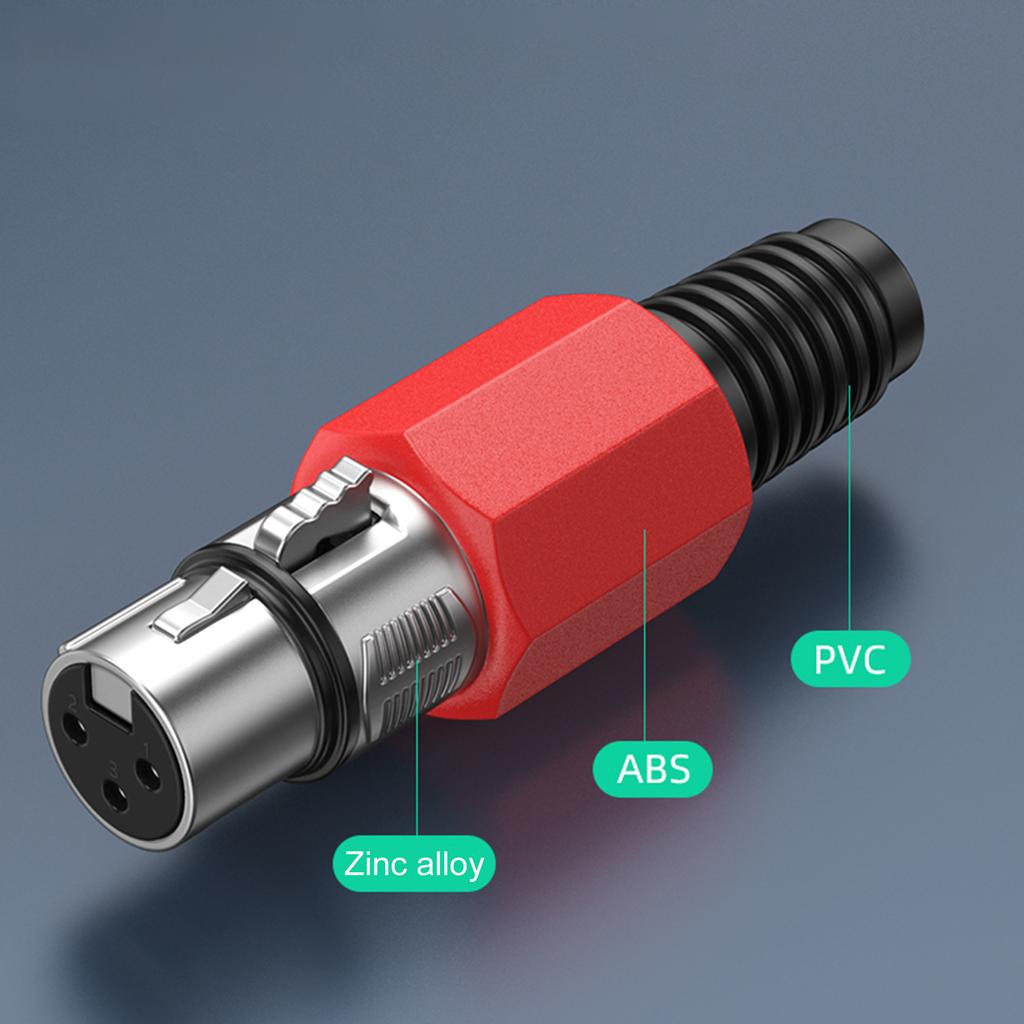 XLR 3Pin кабельный разъем 3Pin мужской и женский разъем для звуковых систем High Fidelity 3Pin XLR адаптер