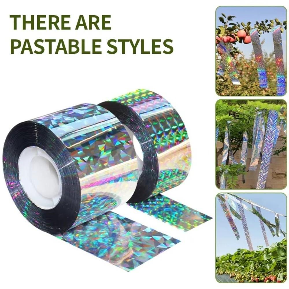 Double Sided Anti Bird Tape Laser Repellent Reflective Scare Ribbon Farm Garden Accessories