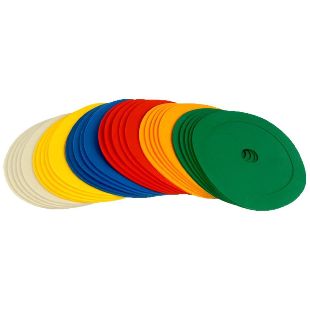 Тренировочные конусы с отверстиями – Плоские маркерные диски для футбола, баскетбола и тхэквондо