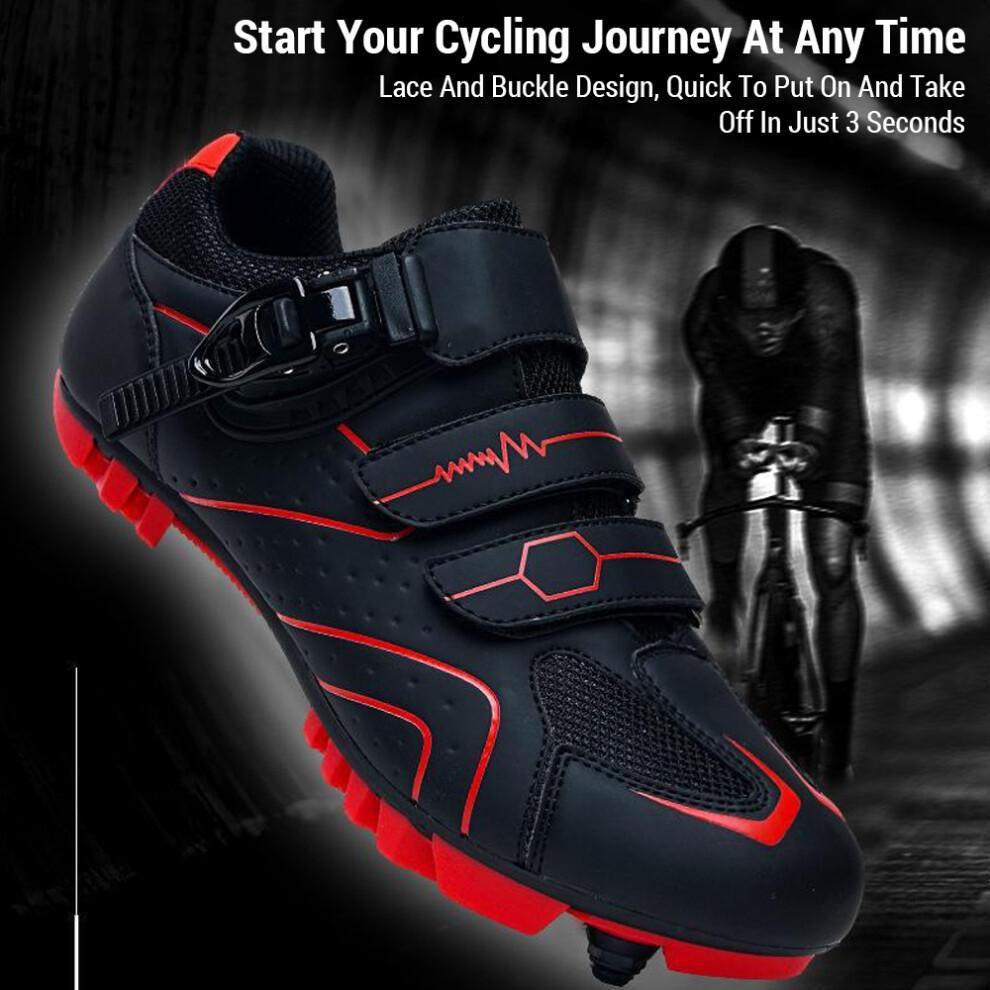 Men & Women Breathable Mountain & Road Bicycle Shoes Size 42