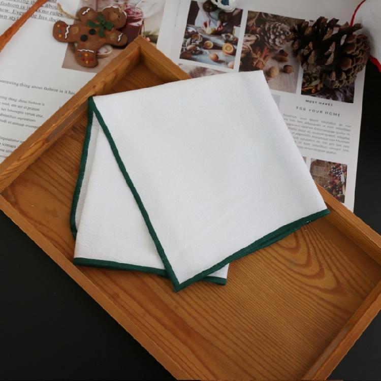 Набор из 4 хлопковых обеденных салфеток, долговечная хлопковая ткань, щедрый размер