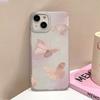 Gold Butterfly Soft TPU Case For iPhone 13 11 12 14 15 16 Pro Max Funda iPhone 12 13 Mini 16 Plus Translucent Clear Phone Cover
