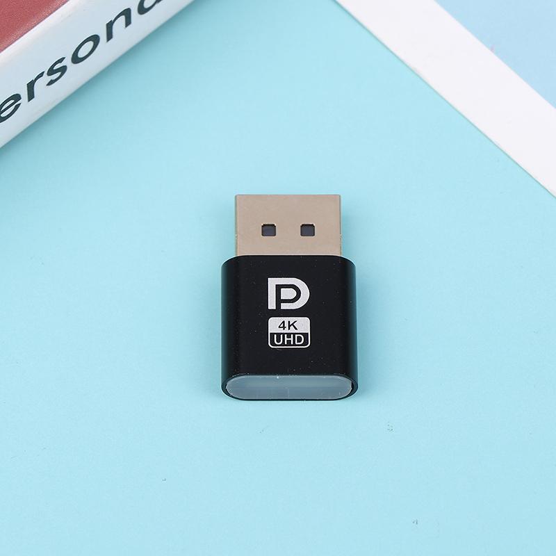 4K Displayport Dummy Plug DP Виртуальный Адаптер Дисплея Настольные Аксессуары Для ПК Графической Видеокарты
