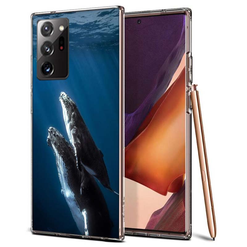 Чехол для телефона 'Морской Гигант Кит' для Samsung A55 A35 A25 A15 A07 A05S A16 A17 A26 A36 A37 A56 A57 Galaxy Note 20 10 A50S A71 A51 A31 A