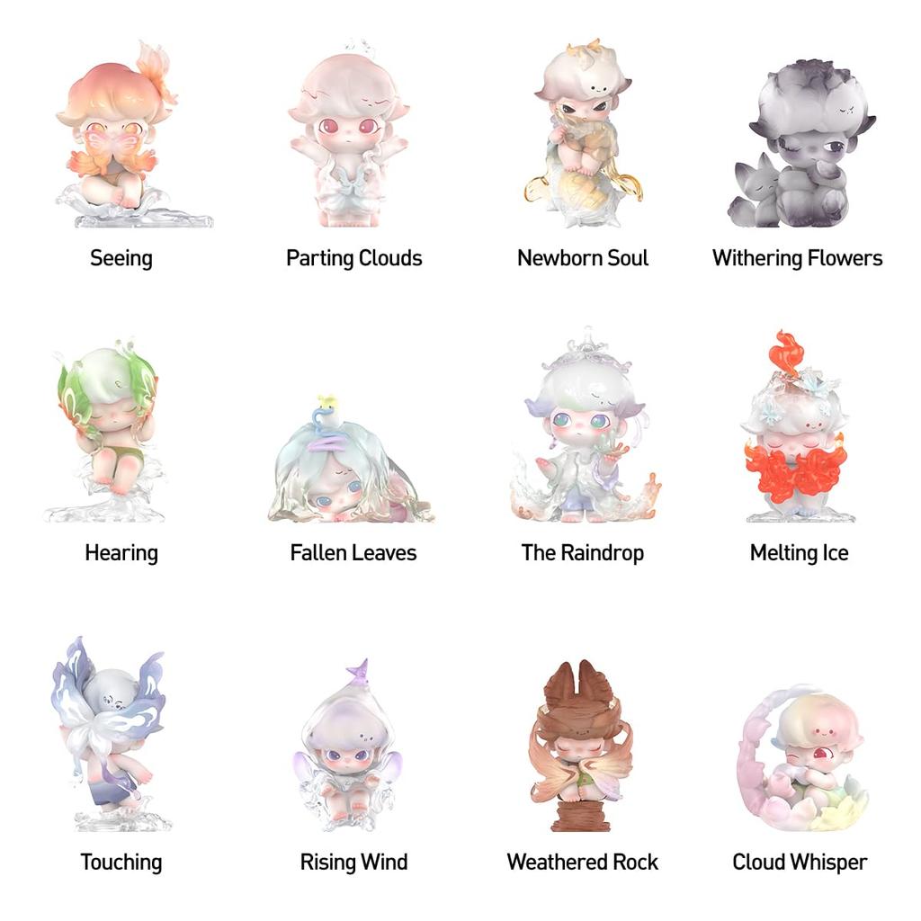 POP MART DIMOO Shapes in Nature Series Pop Mart Gachapon Blind Box Figure Plastic Model Premium Toy PVC Soft Vinyl Original Character Birthday Gift (1